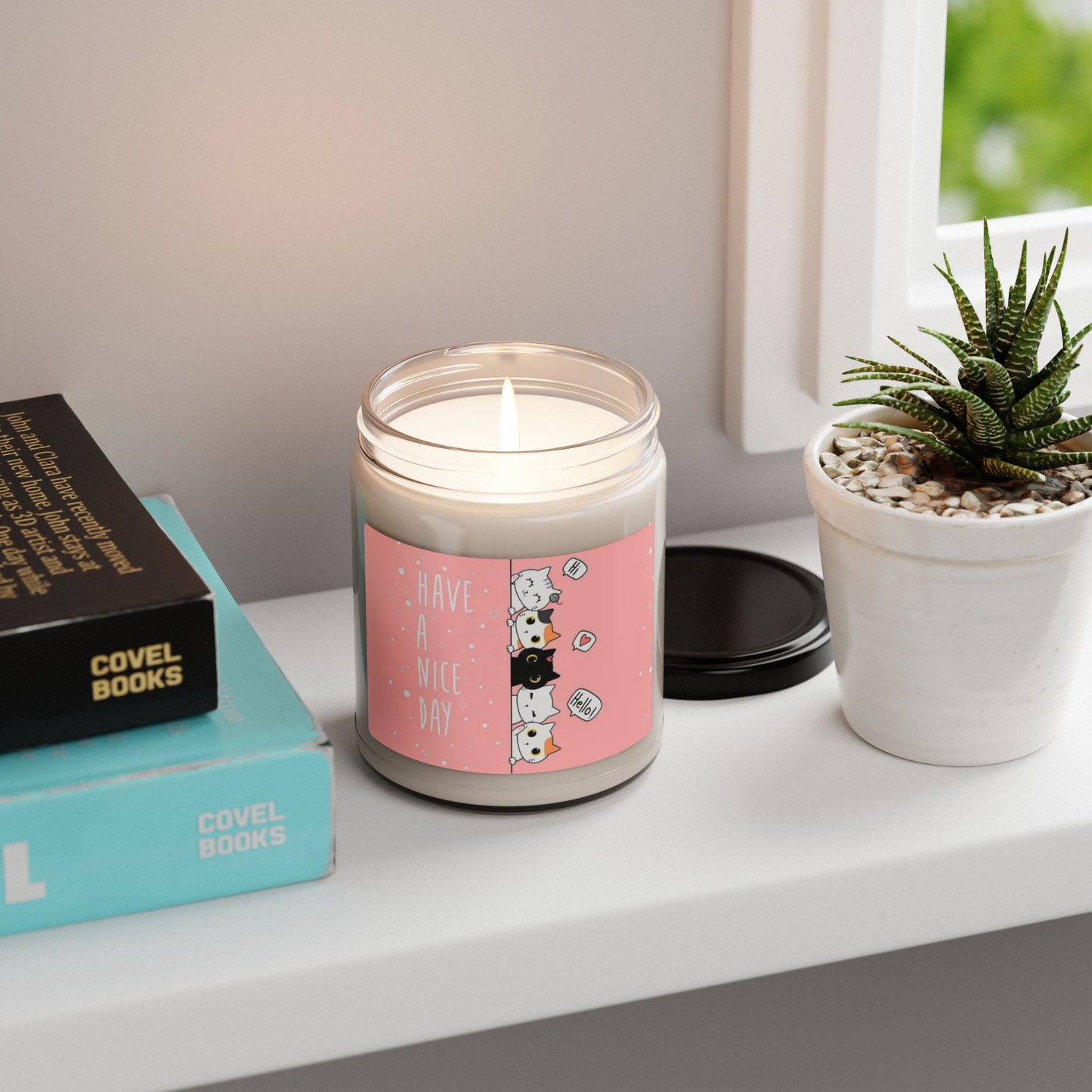 Have a Nice Day Cat Soy Organic Candle