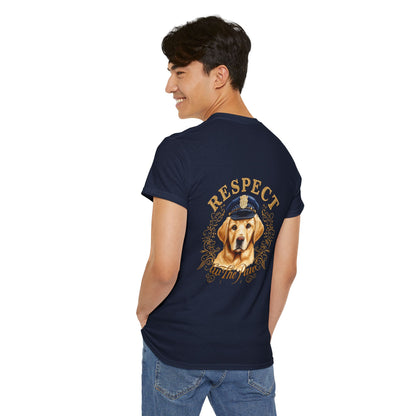 Respect The Paw Golden Retriever T-Shirt | Eco-Limited