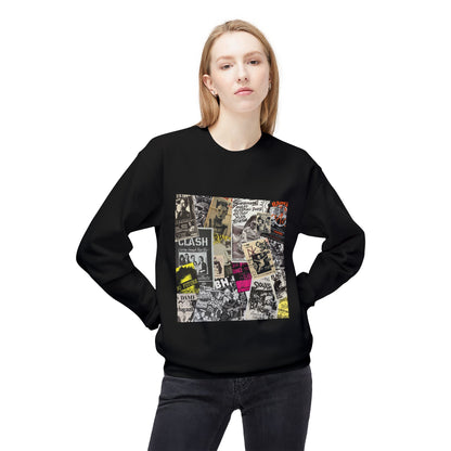 Punk Collage Art Graphic Sweatshirt | Eco-Limited