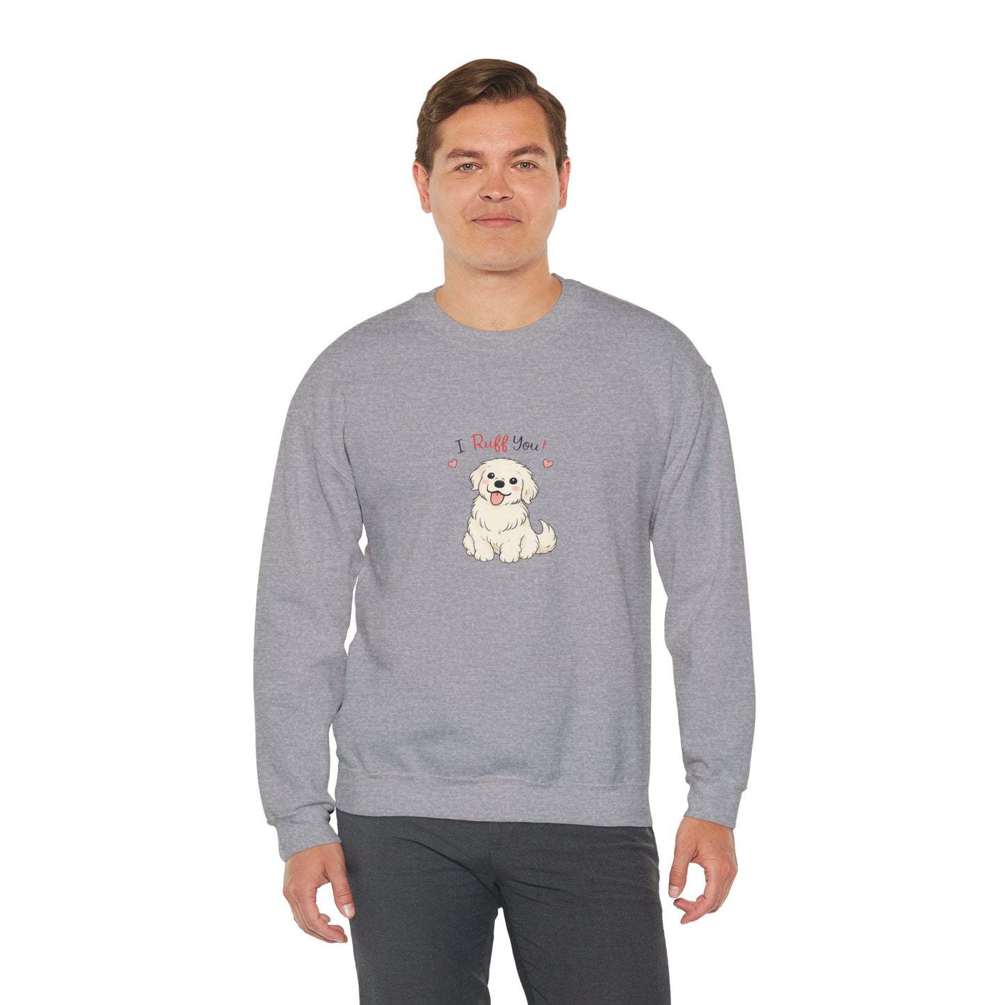 Ruff Love Puppy Graphic Sweatshirt | Eco-Limited