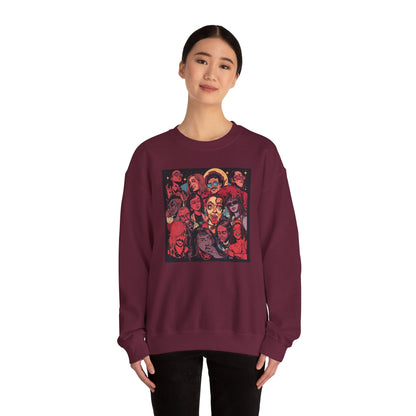 Rock Band Faces Art Sweater | Eco-Limited