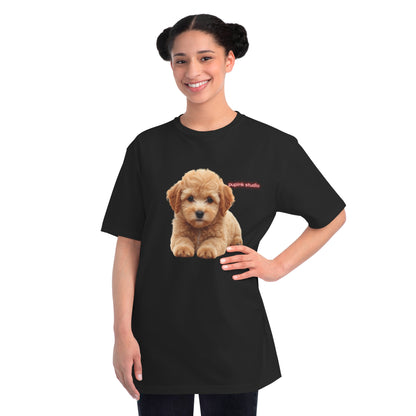 Organic Puppy Portrait T-Shirt | Organic-Limited