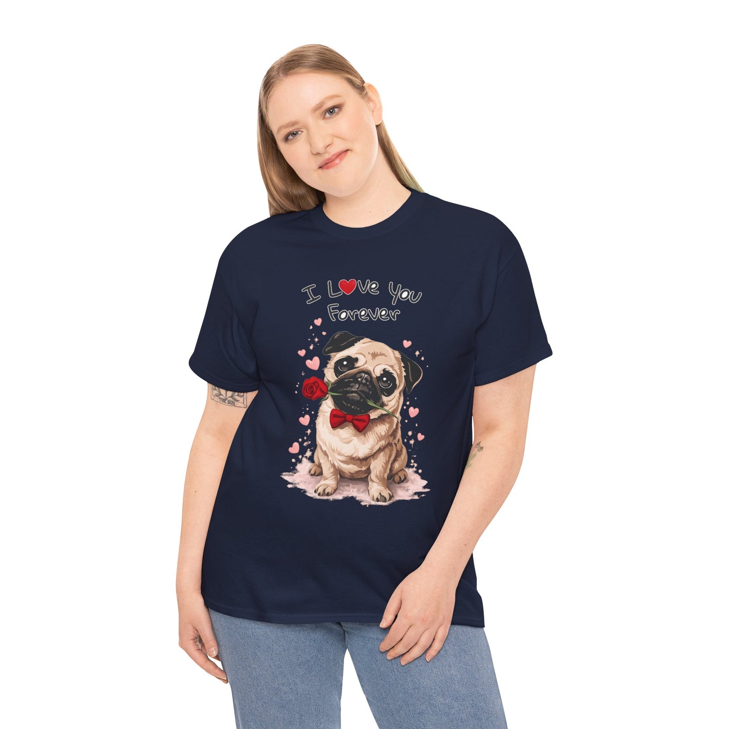 Pug Love Forever T-Shirt | Eco-Limited