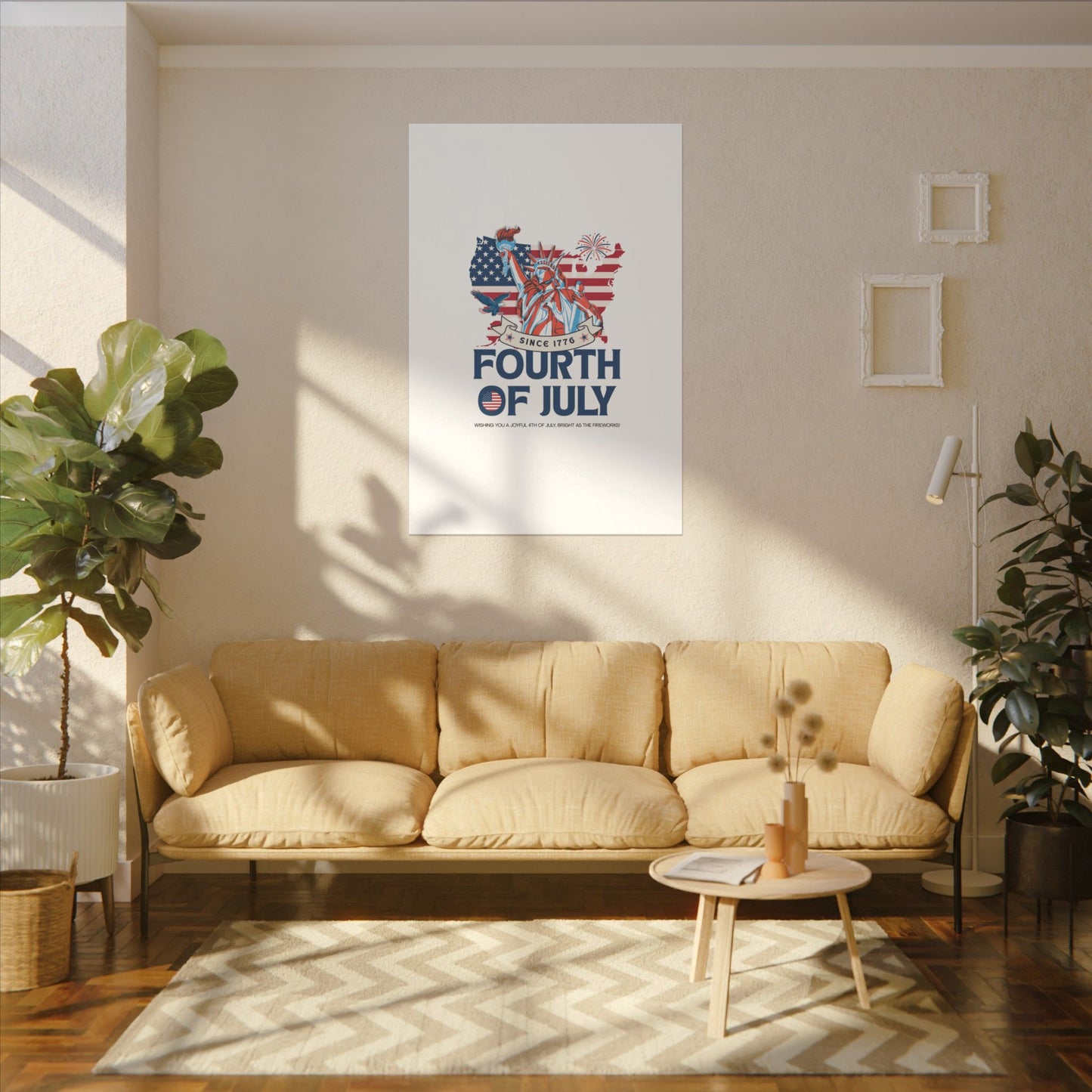 Fourth of July Canvas Wall Art