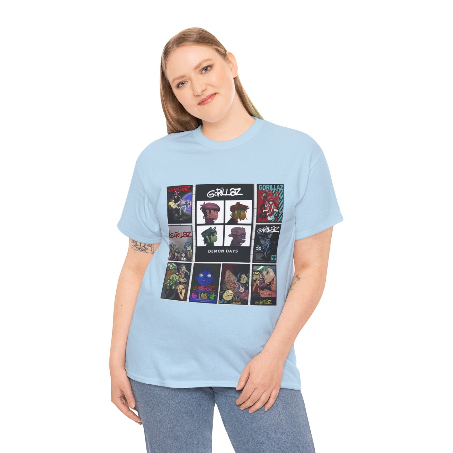 Animated Band Collage Street Art Graphic Tee | Eco-Limited