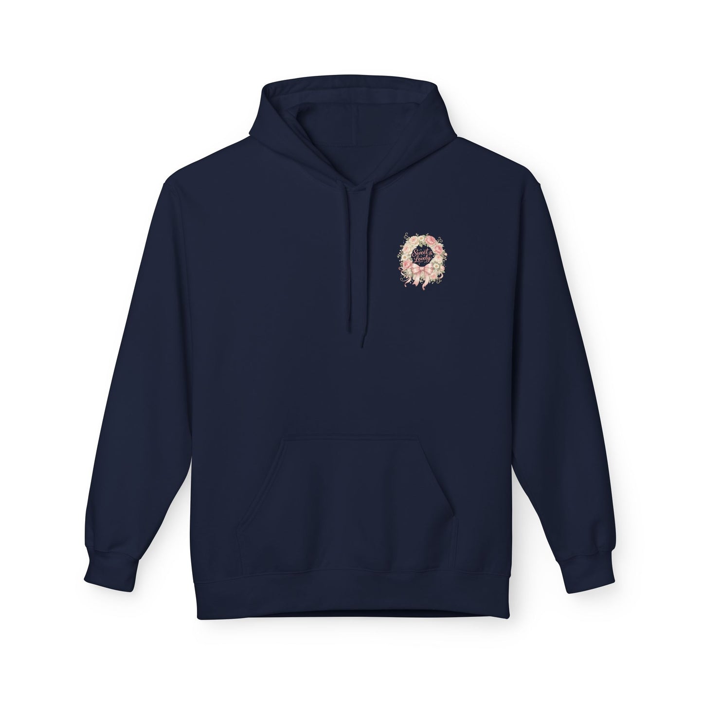 Sweet Floral Emblem Hoodie | Eco-Limited