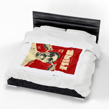 Retro 'SMILE' Movie Plush Blanke