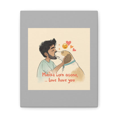 Love Never Leaves Canvas | Eco-Limited