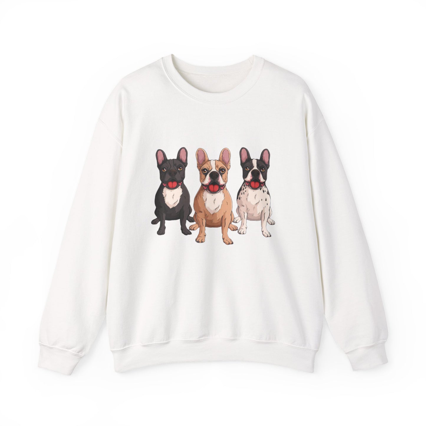 French Bulldog Trio Graphic Sweatshirt|Eco-Friendly - Limited