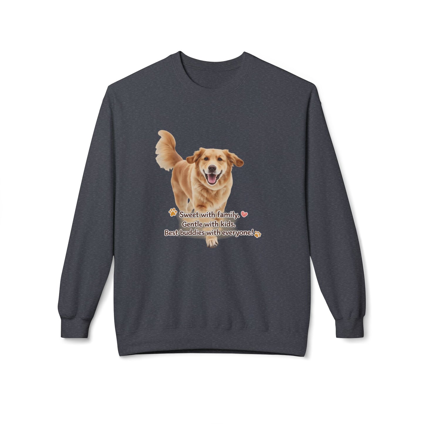 Golden Buddy Character Sweatshirt | Eco-Limited
