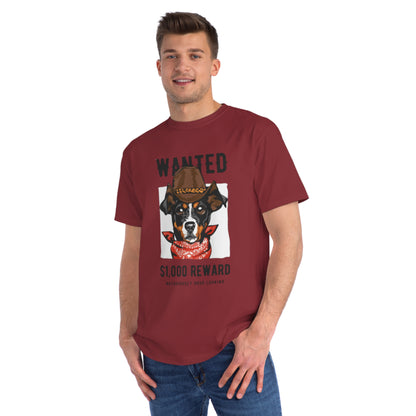 Organic Wanted Dog T-Shirt | Organic-Limited