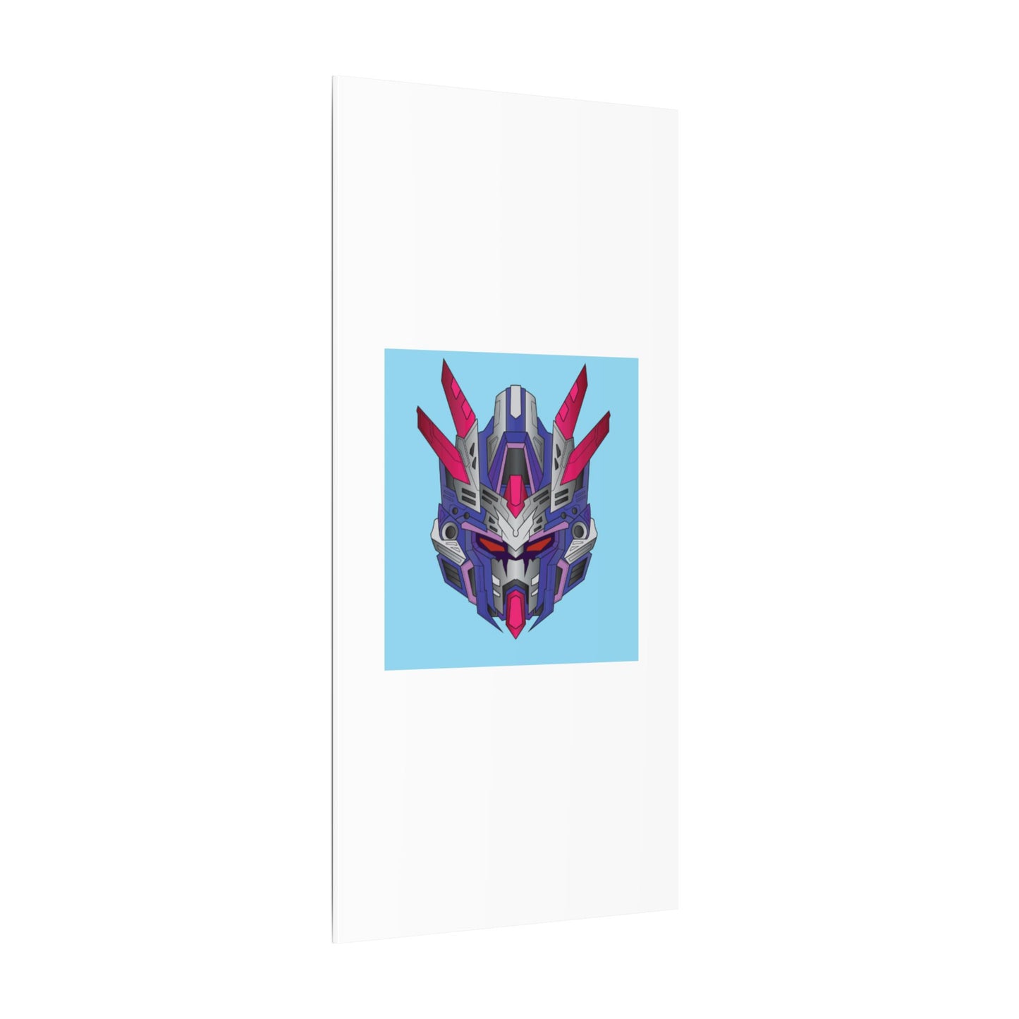 Mecha Warrior Helmet Organic Canvas