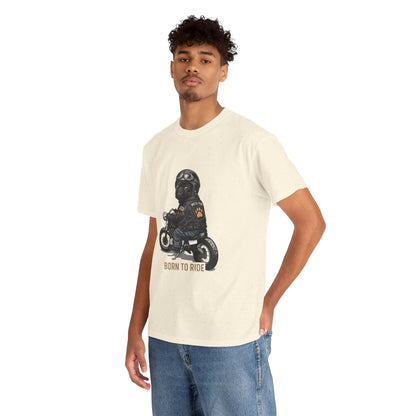 Moto Pug Born To Ride T-Shirt | Eco-Limited