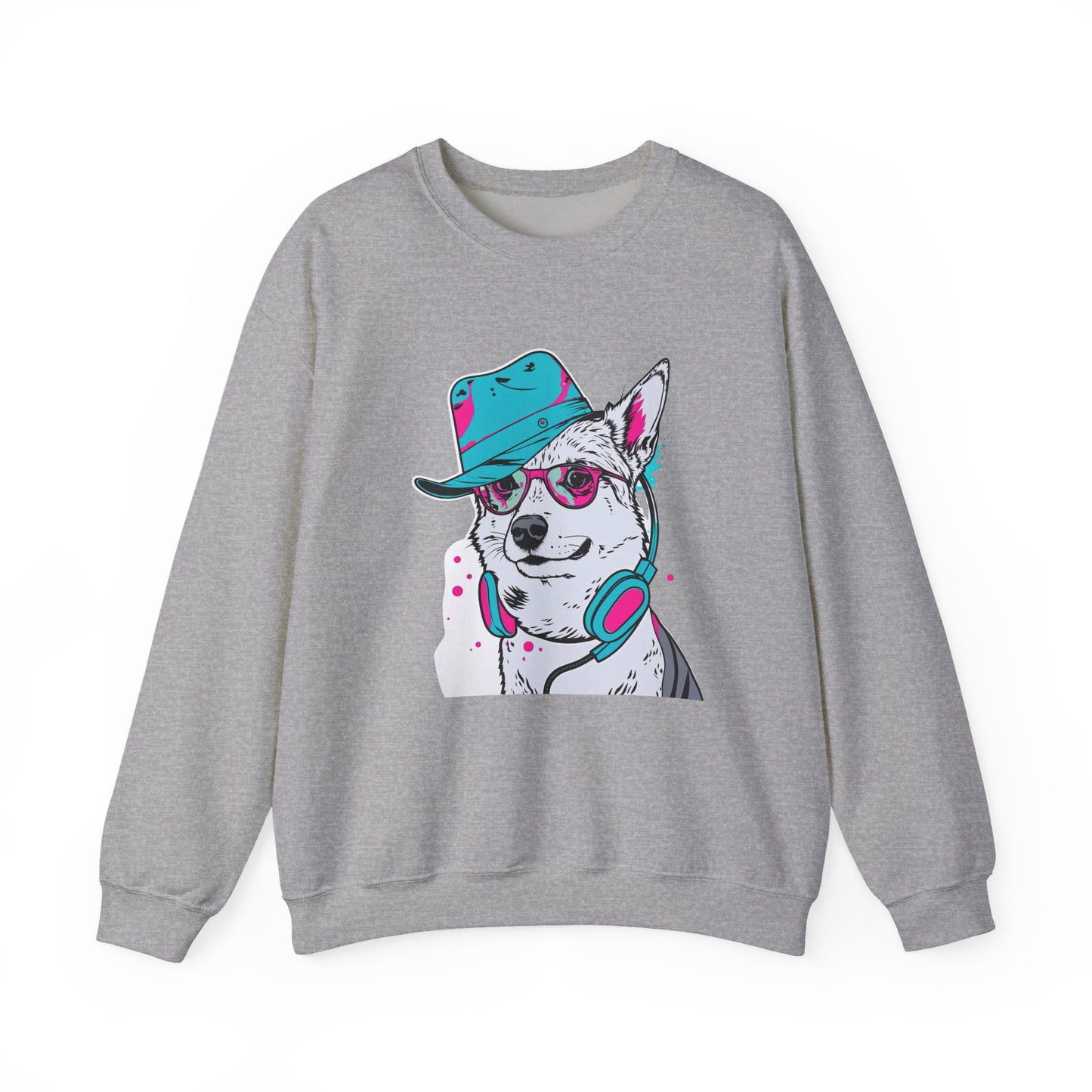 Urban DJ Dog Art Sweater | Eco-Limited