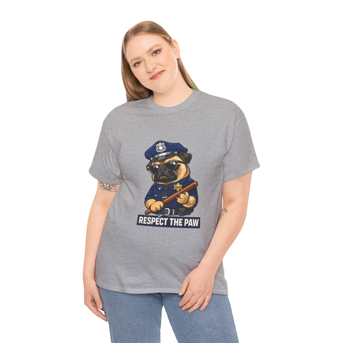 Respect The Paw K9 Officer Dog T-Shirt | Eco-Limited