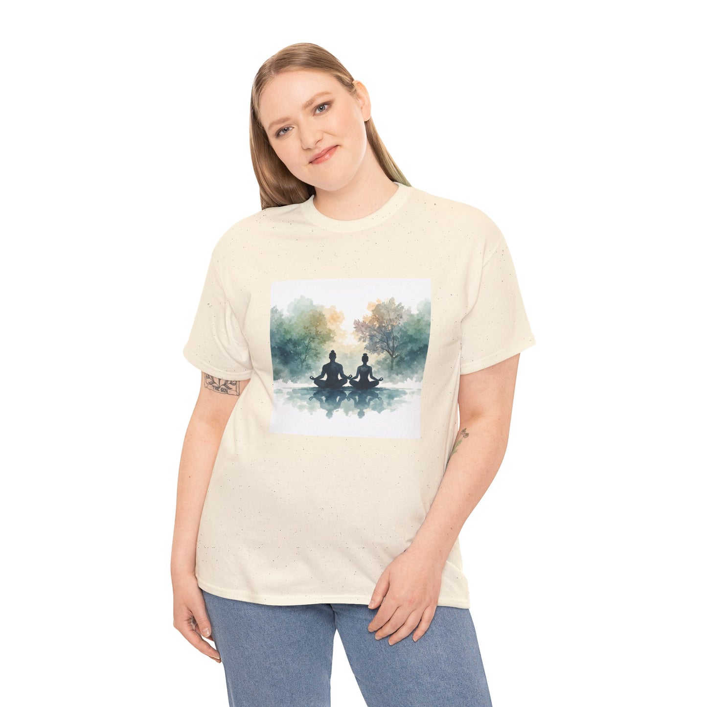 Calm Reflection Meditation T-Shirt | Eco-Limited