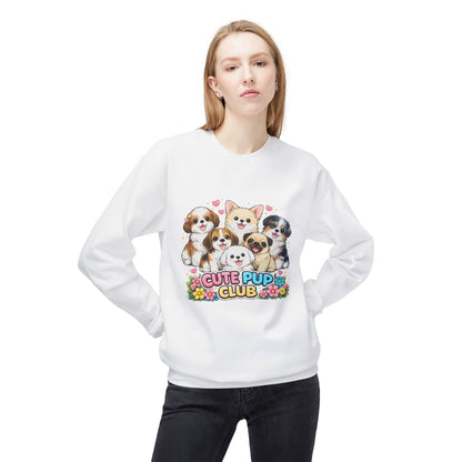 Cute Pup Club Graphic Sweater | Eco - Limited