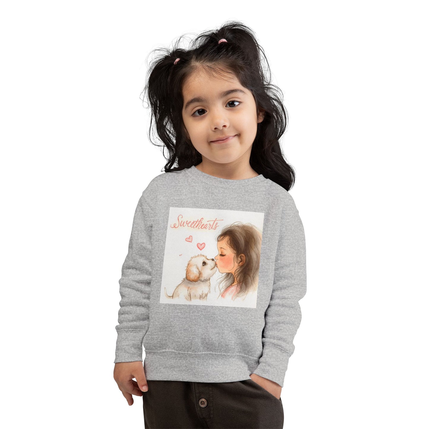 Sweethearts Puppy Moment Children Sweater | Eco-Limited