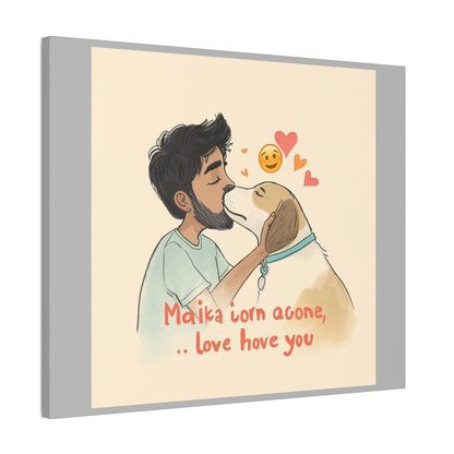 Love Never Leaves Canvas | Eco-Limited