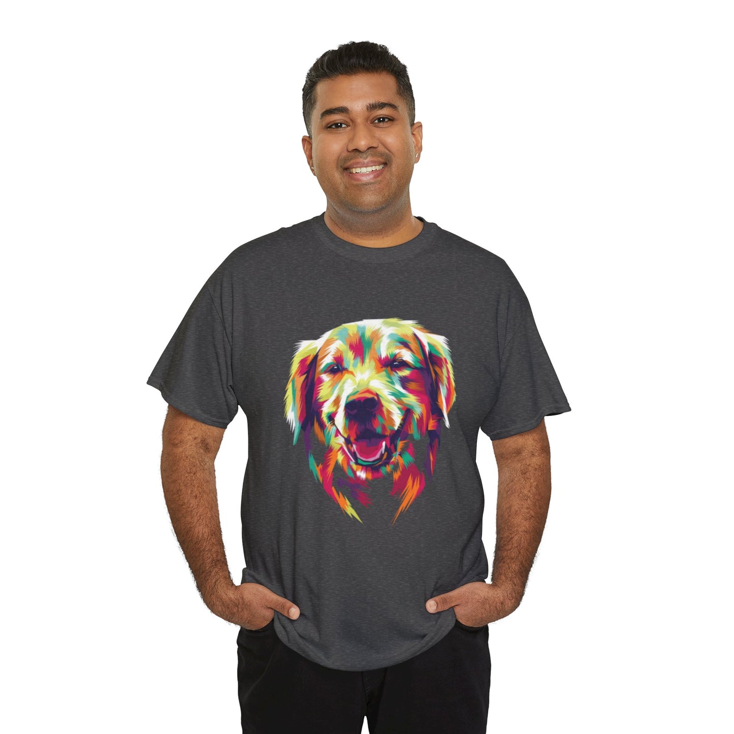 Colorburst Golden Smile T-Shirt | Eco-Limited