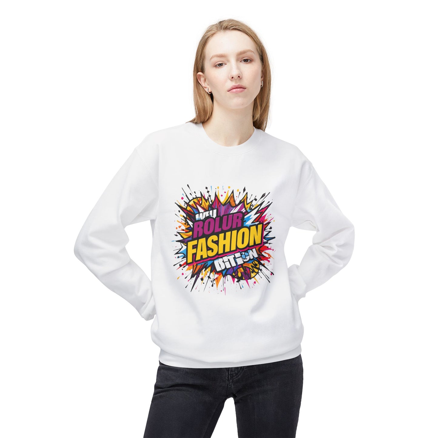 Retro Comic Pop Art Crewneck Sweatshirt