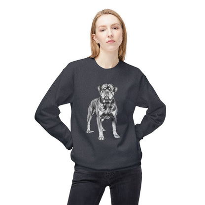 Rottweiler Sketch Minimal Art Sweatshirt | Eco-Limited