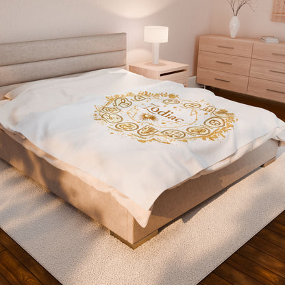 Golden Zodiac Astrology Blanket | Eco-Limited
