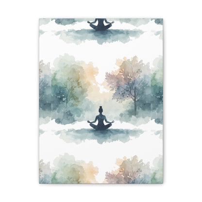 Peace Within Meditation Canvas Wall Art | Eco-Limited