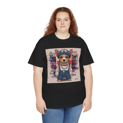 Lucky Street Pup Art T-Shirt | Eco-Limited