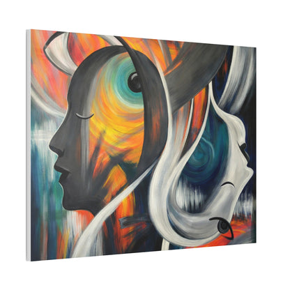 Abstract Expression Portrait Canvas | Eco-Limited