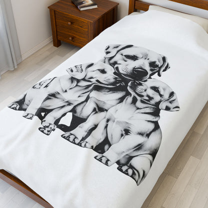 Loyal Love Dog Family Blanket | Eco-Limited