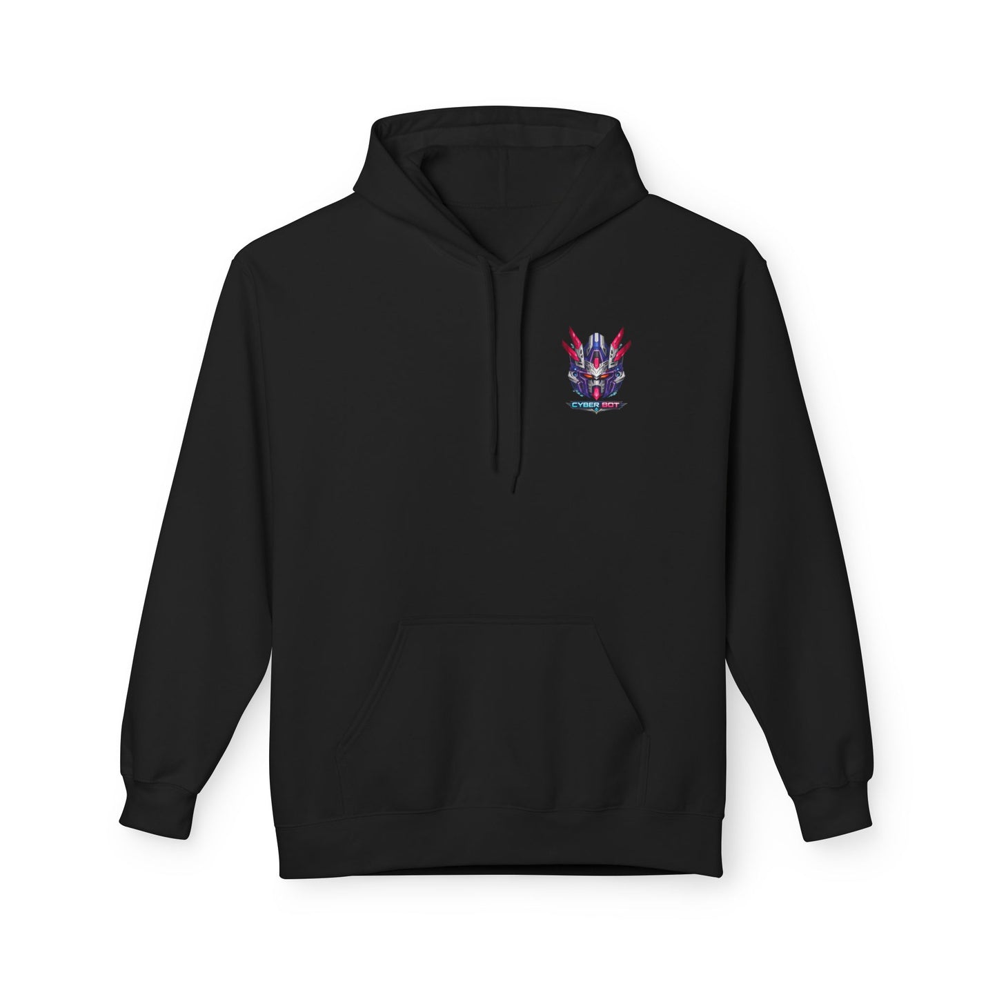 Cyber Robot Emblem Hoodie | Eco-Limited