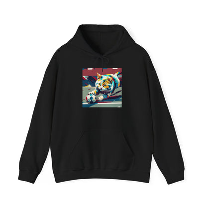 Color Pop Cat Art Hoodie | Eco-Limited