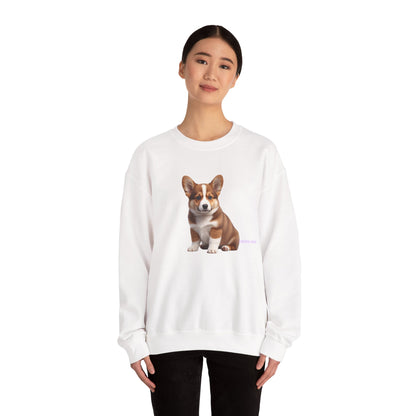 Corgi Puppy Graphic Sweatshirt|Eco-Friendly - Limited