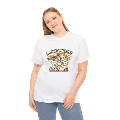 Donut Worry Bootleg Graphic T-Shirt | Eco - Limited