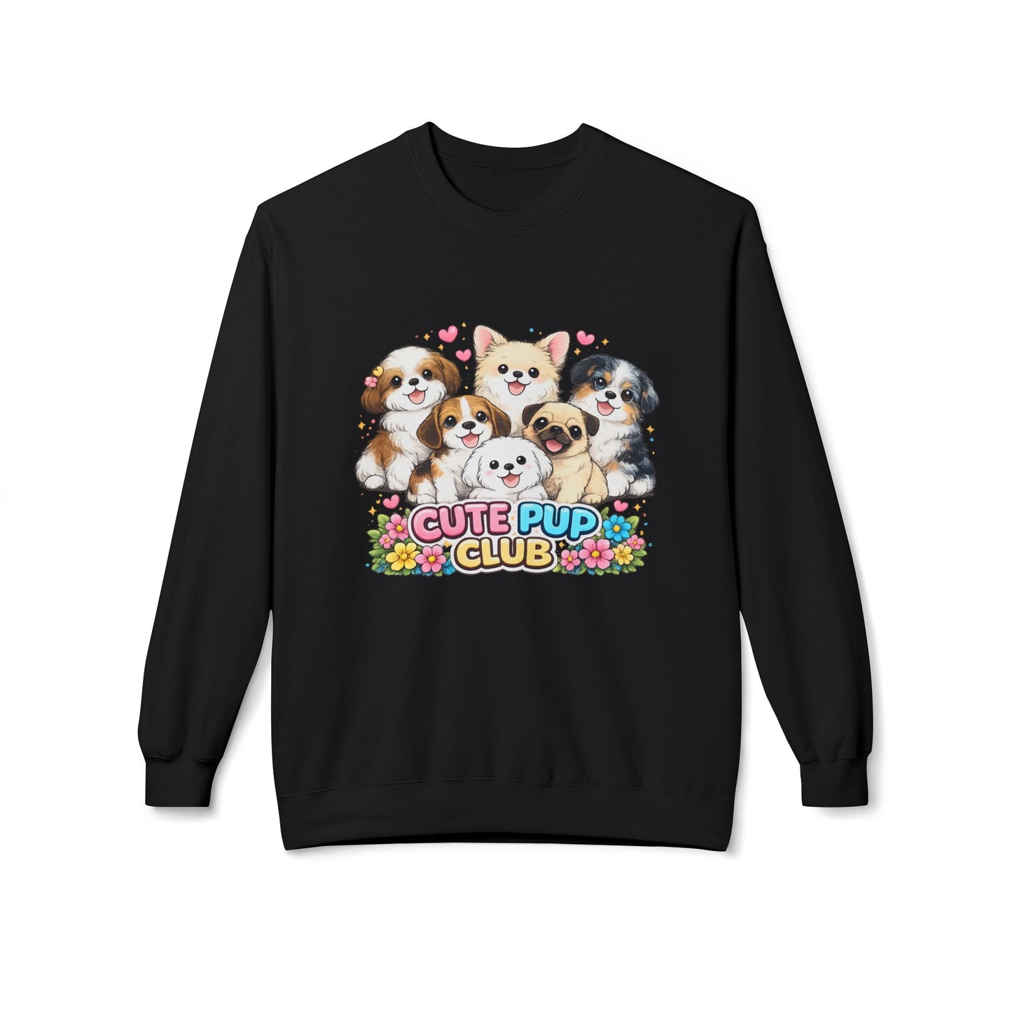Cute Pup Club Graphic Sweater | Eco - Limited