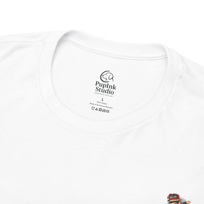 Thug Life Pug Front Graphic T-Shirt | Eco-Limited