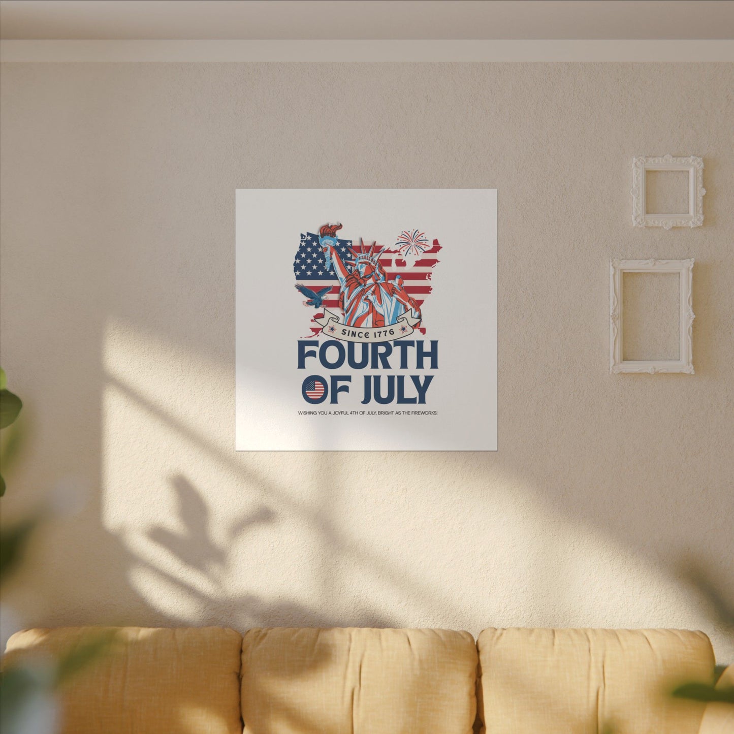 Fourth of July Canvas Wall Art