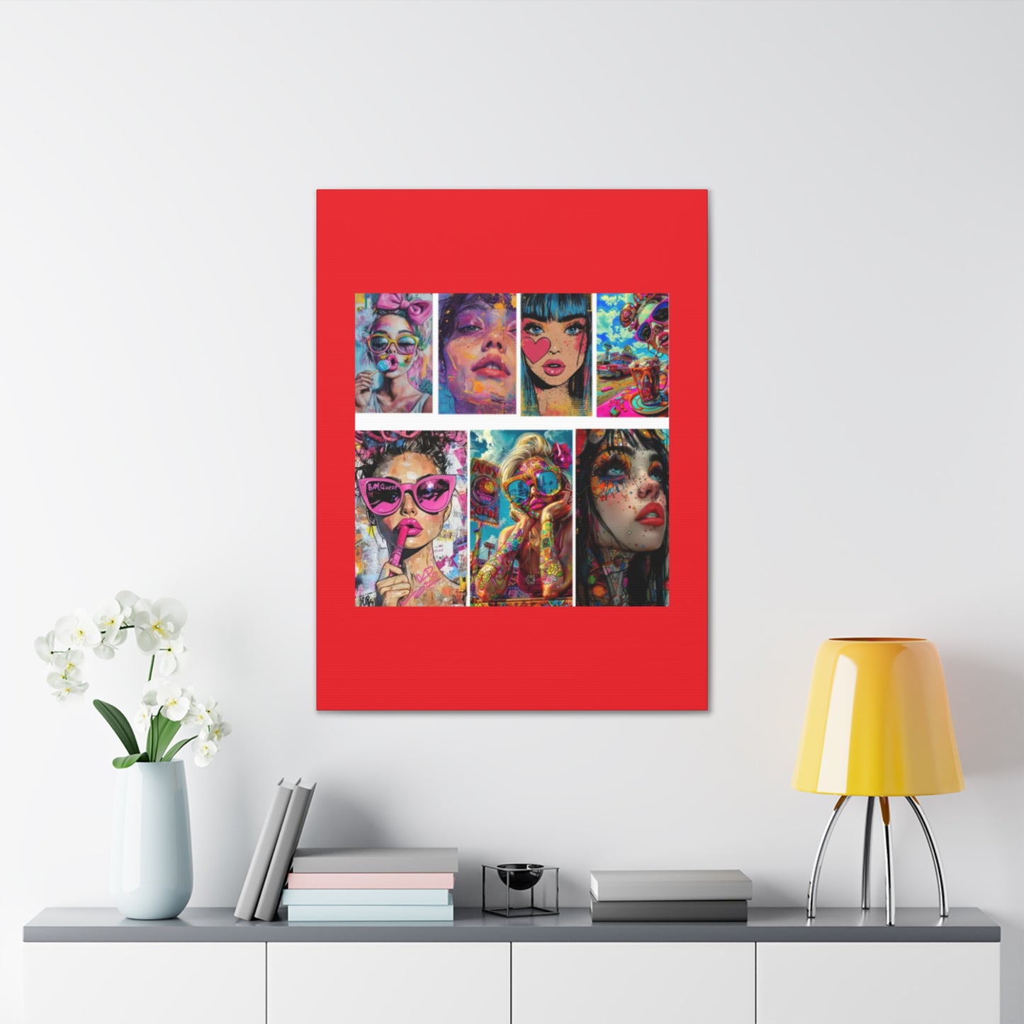 Pop Art Muse Canvas | Statement Wall Art