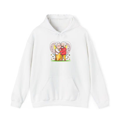 Heartwarming Elderly Couple Hoodie – Cozy Gift Style