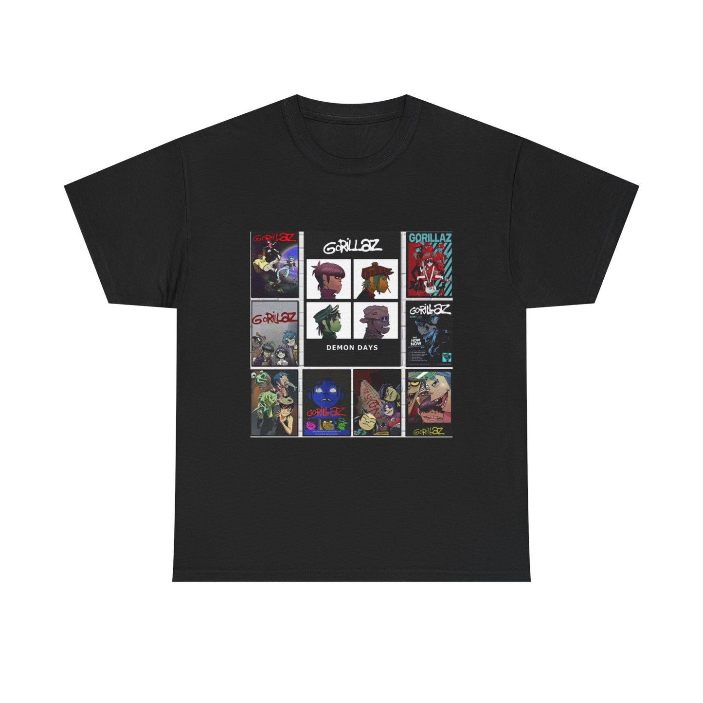 Animated Band Collage Street Art Graphic Tee | Eco-Limited