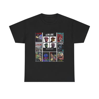 Animated Band Collage Street Art Graphic Tee | Eco-Limited
