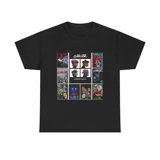 Animated Band Collage Street Art Graphic Tee | Eco-Limited