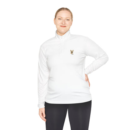 Frenchie Is My Friend Quarter Zip Pullover | Eco Limited