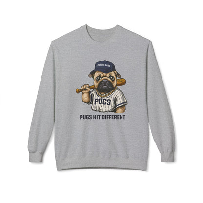 Pugs Hit Different Graphic Sweater | Eco-Limited