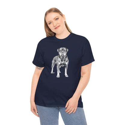 Rottweiler Sketch Minimal Art T-Shirt | Eco-Limited
