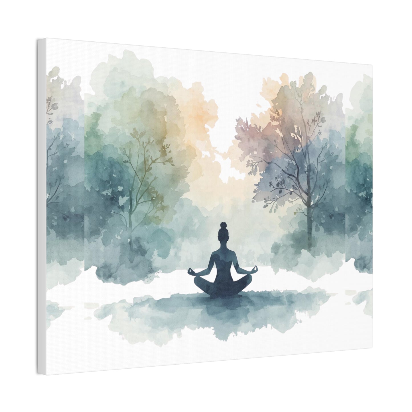 Peace Within Meditation Canvas Wall Art | Eco-Limited