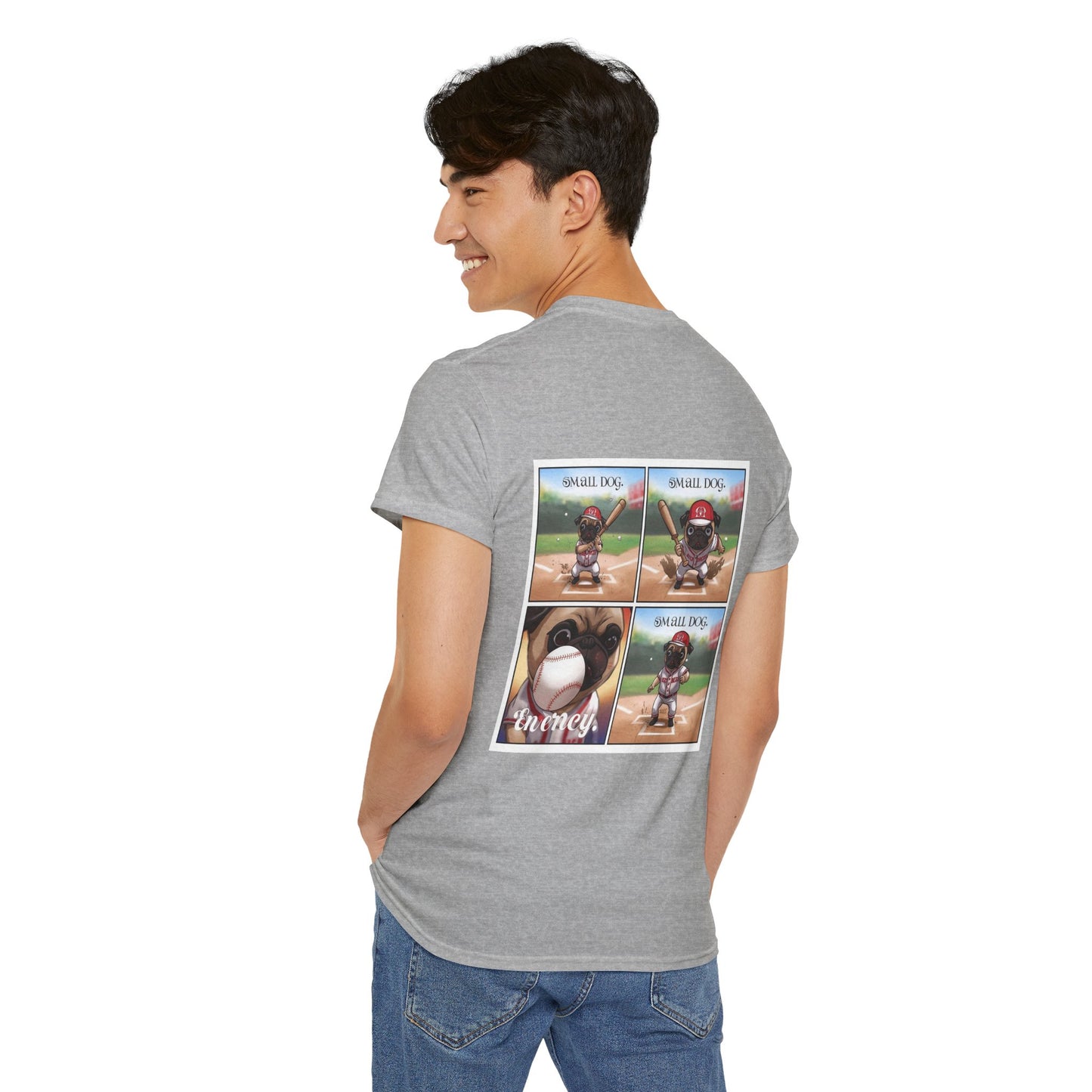 Small Dog Big Energy T-Shirt | Eco-Limited