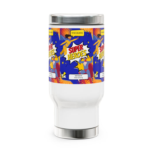 Superheroes Comic Travel Mug