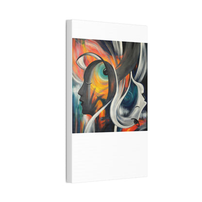 Abstract Expression Portrait Canvas | Eco-Limited
